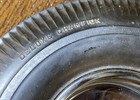 Vintage Original 1950 s Firestone Deluxe Champion Tire Smoking Glass Ashtray Ad
