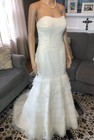 New Strapless Wedding Dress Sz 10 Nwt  1 400 Strapless Ivory Gown Trumpet
