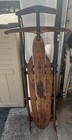 Flexible Flyer Airline Junior No  251 Wood Steering Sled Brown red