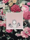 Flower Girl Cartoon Light Pink Original Doodle Indie Art Print Licensed Signed
