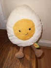 Jellycat Large Amuseable Happy Boiled Egg Soft Plush Cute Breakfast Food Toy