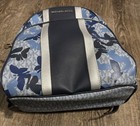 Michael Kors Abbey Blue Medium Backpack Mk Signature Sapphire Butterflies