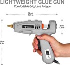 Dekopro 60 100watt Dual Temp Hot Glue Gun Kit With 25 Glue Sticks