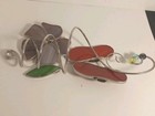 Stained Glass Hand Made  Bottle Decor Or Hanging Sun Catcher  Pre-owned 