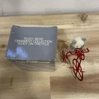 Vintage Avon Gift Collection  Teddy Bear Ornament Collection Teddy On Tricycle