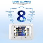 Jcblaon 6 Outlet Wall Extender Surge Protector With 4 Usb Ports  2 Usb-c 
