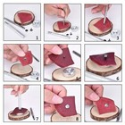 Double Cap Tubular Rivets Metal For Diy Leather Crafts Handbags Repair 100pcs
