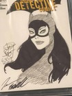 Jim Balent Original Catwoman Sketch Art Cbcs Signed Not Cgc Batman Joker Comic