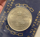 1966 Jamaica 5 Shillings - Commonwealth Games L2