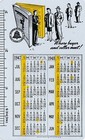 1947 Northwestern Bell Telephone Company Advertising Calendar Card