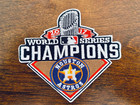 Houston Astros 2017 World Series Champions Iron-on Patch - 4 5  X 4 