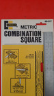 Nos New Stanley Tools Usa Metric Combination Square 300mm  12in  46-017 On Card