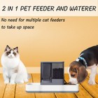 Automatic Cat Food And Water Dispenser Gravity Dog Feeder Auto Cat Feeder 2