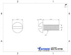 2-56 X 1 4  Slotted Round Head Machine Screws Stainless Steel 18-8 Qty 100