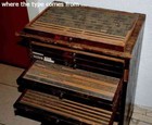 Bookbinding Brass Type Set 0 49  Embossing Gold Finishing Leather Gilding Rare