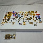 Vintage Big Lot Of Gold Tone   Silver Tone Assorted Pins