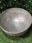 Old antique Persian Tinned Copper Or Brass Bowl Middle Eastern Oriental Stamped