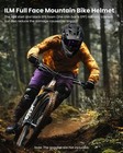 Ilm Adult Mountain Bike Helmet Men   Women Full Face Lightweight Bmx Mtb Helm   