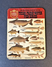 Vintage Lone Star Beer Card poster Fresh Water Series 1985 Nos