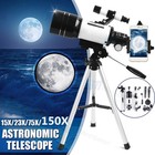 Professional Astronomical Telescope With Tripod For Lunar Hd Viewing Adults Kids