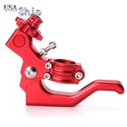 Cnc Red 7 8  22mm For Yamaha Suzuki Honda Kawasaki Bmw Stunt Clutch Lever Us