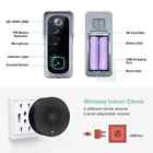 Video Doorbell 1080p Wifi Hd Security Camera Wireless Doorbell Camera With Chime