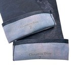 Vintage Christian Dior Opera Length Navy Kid Leather Gloves  Sz 7  Buttery Soft
