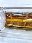 Vintage Four-masted Ship In A Bottle - Handcrafted Nautical Folk Art Diorama