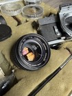 Vintage Minolta Srt 202 Camera Kit  50mm F1 4   Vivitar 100-300mm case  untested