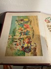 Antique Victorian Scrapbook Album 293 Die Cuts Chromolithographs 1800s Ephemera