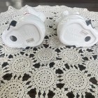 Hand-painted Fritz And Floyd Santa Claus Christmas Ceramic Candle Holders 2