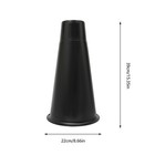 16 Pcs Plastic Flower Buckets Bulk Black Flower Display Buckets Tall Vase