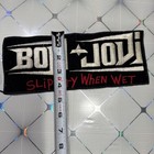 Bon Jovi    slippery When Wet    Large Patch Vintage Jacket Lp Used   26cm X 10 5cm 