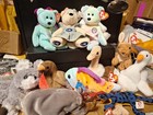 Assorted Beanbag Lot Of 17  Mostly Bears And Other Animals