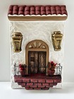Vintage Ceramic Spanish Casita Balcony Hacienda Wall Hanging Decor Folk Art