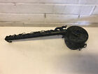 Old Japanese Signed Bronze Yatatae Pen Brush Ink Holder Censer Dragon Floral Dec
