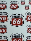 O Scale Phillips 66 Gas Oil Signs 2mil Vinyl Die-cut Peel N Stick Stickers
