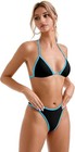 Triangle Halter Bikini Set - Cheeky Brazilian Push Up Bathing Suit  large 