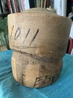 Antique   Wooden Millinery Hat Block  Sculptural Hat Making Mold