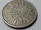    vintage   1956 Great Britain Uk 1 Florin 2 Two Shillings Elizabeth Ii Actual Coin