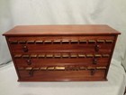 Antique Mccourt Drug Label Cabinet 3 Drawer Apothecary Pharmacy Organizer