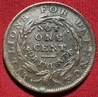 1837 Shin Plasters Not One Cent For Tribute Hard Times Token - Ht-57 Variety
