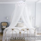 Lace Princess Canopy Mosquito Net Elegant Bed Queen Home Bedding Lace Netting 