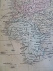 World Map On Mercator s Projection 1853 A    C  Black Engraved Map