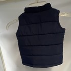 Nike Unisex Kids Puffer Vest Colorblock Full Zip Blue navy Size 5 6