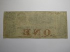  1 1861 Charleston South Carolina Sc Obsolete Currency Bank Note Bill Bank Of Sc