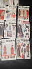 18 Lot Vintage Sewing Patterns Simplicity Various Sizes Large Sizes