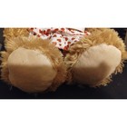 Brown Soft Plush Valentine Teddy Bear Dan Dee Stuffed Plush Animal