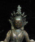 Collect China Buddhism Bronze Vajradhara Vajrabhairava Goddess Buddha Statue