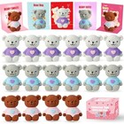24pcs Valentines Day Gifts For Kids valentines Day Cards With Bear Bear